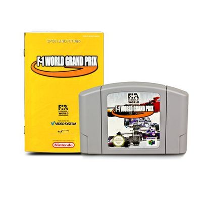 N64 Spiel F1 World Grand Prix 1 + Anleitung