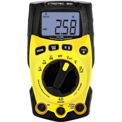 TROTEC Digitales True-RMS-Multimeter BE52 | Bluetooth®-Digital-Multimeter Messgerät
