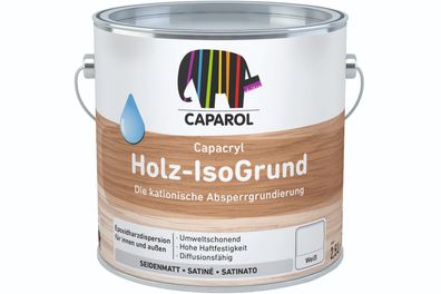 Caparol Capacryl Holz-IsoGrund 0,75 Liter weiß