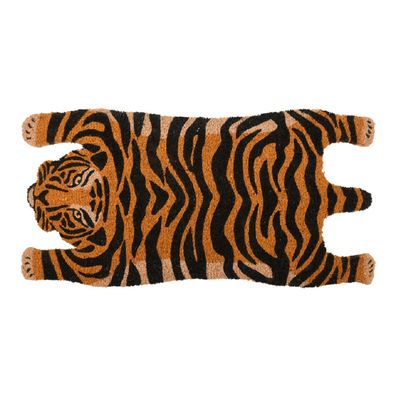 Tür Fußmatte aus Kokosfasern in form eines Tigers
