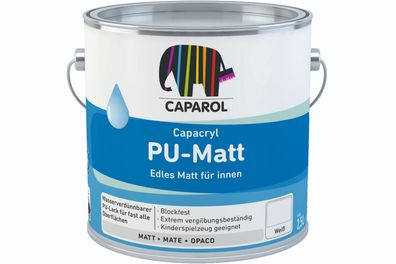 Caparol Capacryl PU-Matt 2,5 Liter weiß