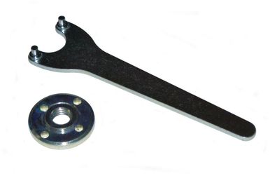 Trennschleifer M14 Mutter + Zapfenschlüssel 35 / 5 mm Schlüssel Winkelschleifer