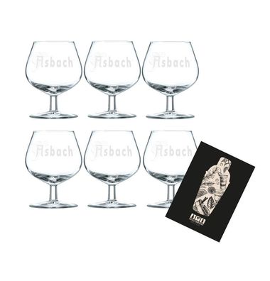 Asbach Schwenker Glas 6er Set Gläser
