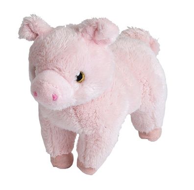 Wild Republic 25272 Pocketkins Farm Schwein pink Pig ca 12cm Plüsch