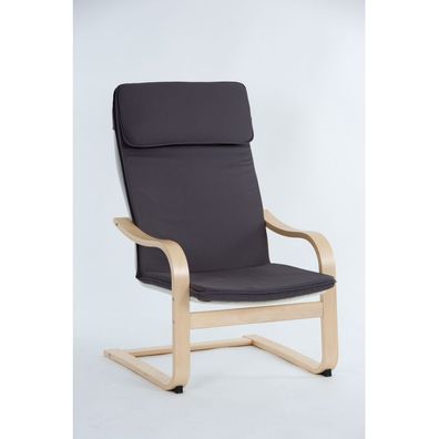 95320M2 Relaxsessel Schwingstuhl Stuhl Bezug Mocca Braun Siesta