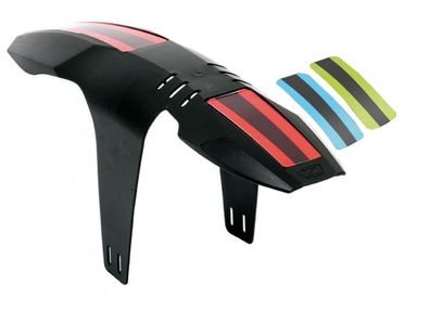 Zefal Fahrrad Schutzblech VR Steckblech FM20 schwarz unterschiedlichen Stickern
