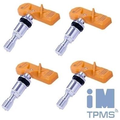 4 iM TPMS RDKS Sensoren silber für Fiat Ulysse Reifen Luftdrucksensoren Ventil