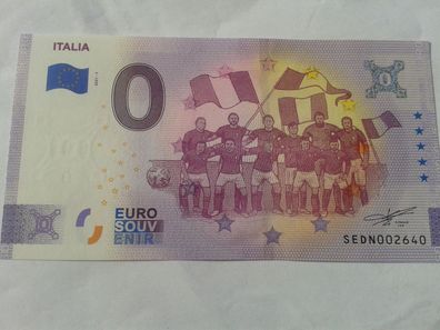 Null euro Schein Souvenirschein Italia 2021-1
