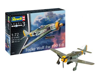 Revell Focke Wulf Fw 190 F-8 in 1:72 Revell 03898 Bausatz