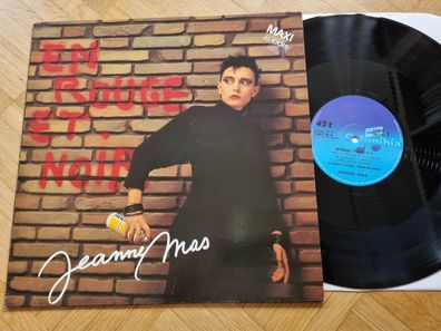 Jeanne Mas - En Rouge Et Noir 12'' Vinyl Maxi France