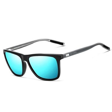 Unisex Retro Aluminium + Tr90 polarisierte Linse Vintage Brillen Sonnenbrille für