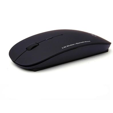 3-Modus-Wireless + Bluetooth, 2-in-1-Akku-Maus, ultradünne ergonomische, optische