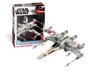 Revell 4D Puzzle 00316 | Star Wars T-65 X-Wing Starfighter | 1:35