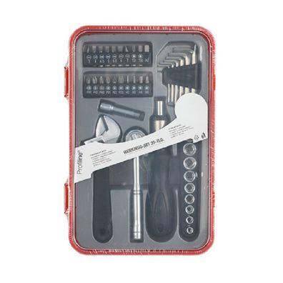 Werkzeug-Set 39-teilig mit Ratsche und Bits