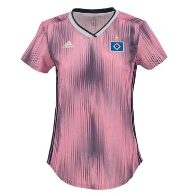 Adidas HSV Hamburger SV AWAY Jsy W Jersey T-Shirt Damen rosa DX5916