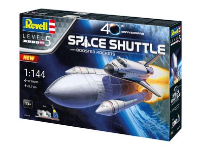 Revell 05674| Geschenkset Shuttle u. Booster Rockets| 40th. Anniversary|1:144