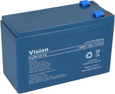 Vision LiFePO4-Akku VLFP1210 LiFePO4 12V 10Ah inkl. BMS Balancer