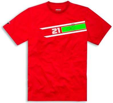 DUCATI Corse T-Shirt Graphic Tee Man Bayliss Edition rot 98770459