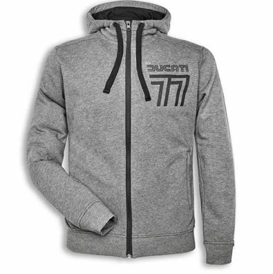 DUCATI Sweatshirt 77 grau Jacke Kapuze Herren hoodie grey NEU * 2022` 98770342