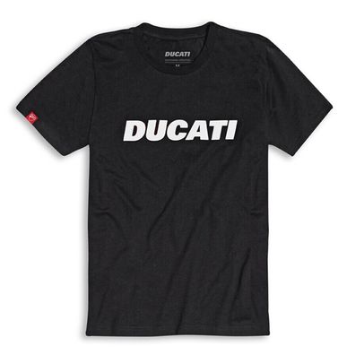 DUCATI Ducatiana 2.0 Herren T-Shirt kurzarm man Shirt schwarz weiss 98770097