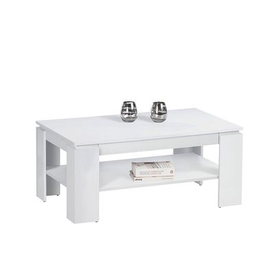 Couchtisch Beistelltisch Tisch Wohnzimmertisch Harrison Weiß mit Schubkasten c...