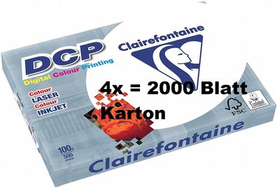 Clairefontaine DCP 1822C digital color printing 100g/ m² DIN-A3 - 2000 Blatt weiß