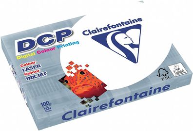 Clairefontaine DCP 1822C digital color printing 100g/ m² DIN-A3 500 Blatt weiß