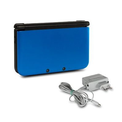 Nintendo 3DS XL Konsole in Blau / Schwarz mit Ladekabel #12A
