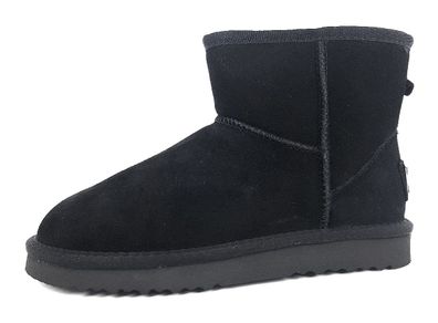 OOG Damenschuhe Stiefel Gefüttert Schwarz Freizeit