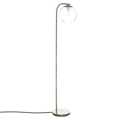 Stehlampe mit rundem Lampenschirm NIGHT GOLD, 153 cm