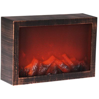 LED Kamin, Deko, 30 x 21 cm, batteriebetrieben