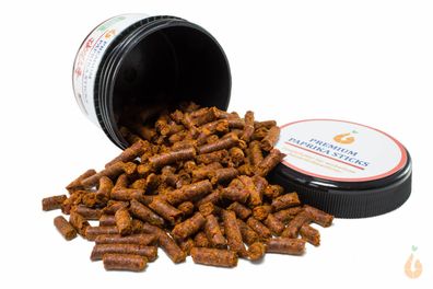 Premium Paprika Sticks | Pellet Futter Wirbellose Garnelen Schnecken Krebse