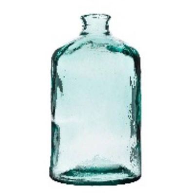 Vase aus recyceltem Glas, 20 cm