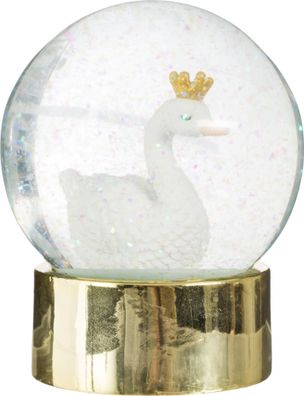 Schneekugel SWAN mit Glitter