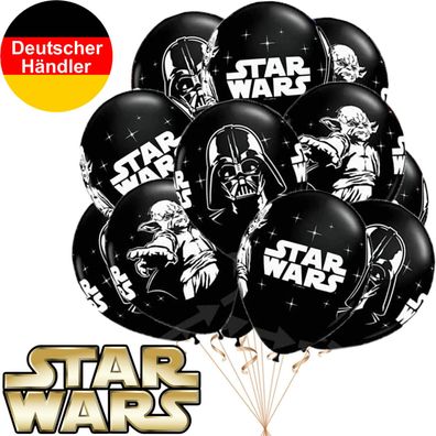 STAR WARS Luftballons Kindergeburtstag Ballon Party Deko Geburtstag Yoda Darth Vader