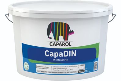 Caparol CapaDIN 12,5 Liter weiß