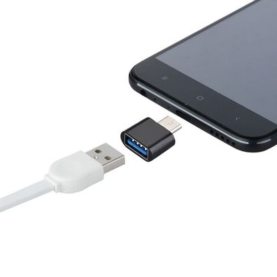 Universeller USB-auf-Typ-C-Adapter für mobile OTG-Splitter, Steckerkonverter