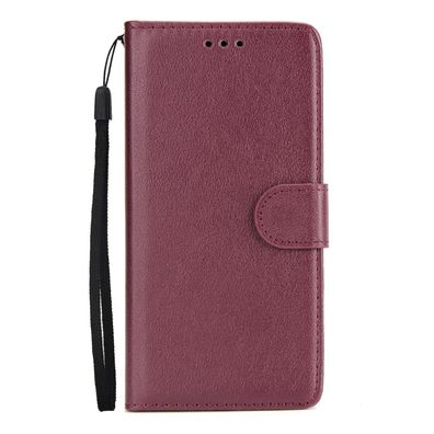 Weiche Leder Flip Wallet Case für Huawei