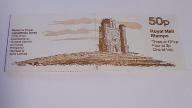 Markenheftchen Großbritannien Paxton´s Tower Lianarthney Dyfed