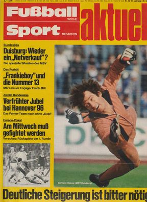 Zeitschrift - Fußball Woche 1981 - 28.09.1981 -