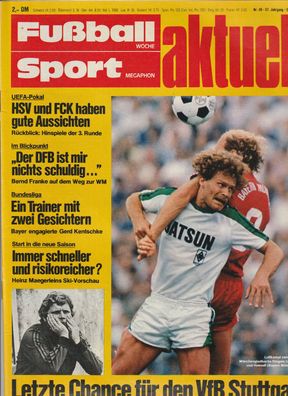 Zeitschrift - Fußball Woche 1981 - 30.11.1981 -