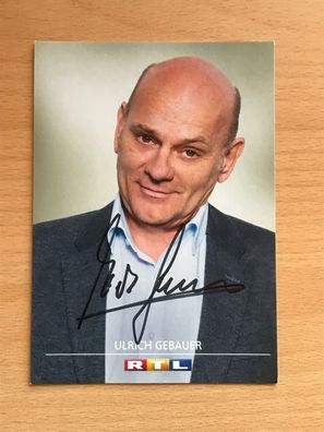 Ulrich Gebauer Der Lehrer orig. signiert - TV FILM MUSIK #2200