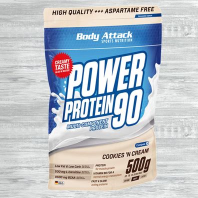 Body Attack Power Protein 90 500g Beutel