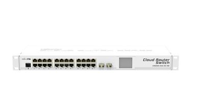 MikroTik Cloud Router Switch CRS326-24G-2S + RM, 24x Gigabit, 2x SFP + , Rackmount