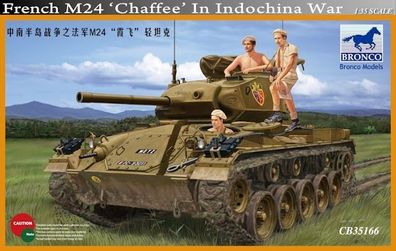 CB35166 Bronco Models - French M24 Chaffee - In Indochina War. 1:35