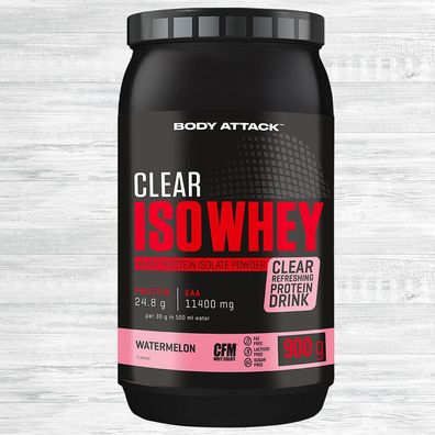 Body Attack CLEAR ISO WHEY Protein 900g Dose