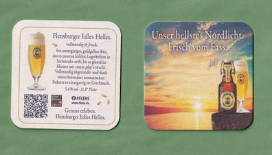 Flensburger Edles Helles - ein ungebrauchter Bierdeckel