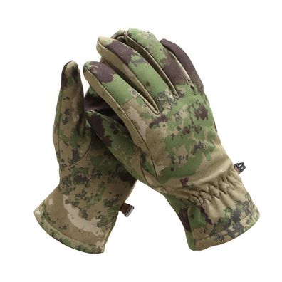 Skin Soft Shell Camouflage Fleece-Handschuhe, der taktische Fahrradhandschuh