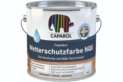 Caparol Capadur Wetterschutzfarbe NQG 10 Liter weiß
