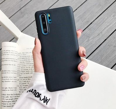Solide Bonbonfarbe, Silikon-Handyhülle für Huawei-Smartphone, p smart